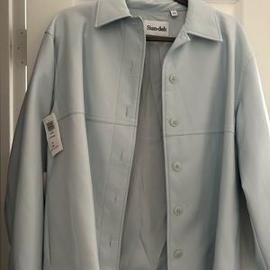 Aritzia faux leather jacket